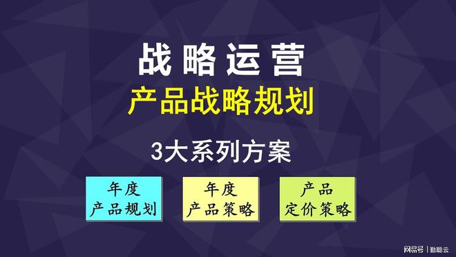 im电竞登录入口产品战略规划：三大层面定框架三项业务定策略三个步骤定价格(图2)